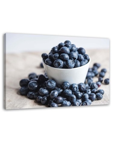 Prints on Canvas kitchen wall art - Berries in a bowl | FEEBY