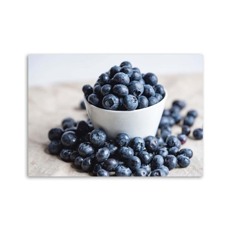 Leinwandbild - Beeren in einer Schale | Feeby