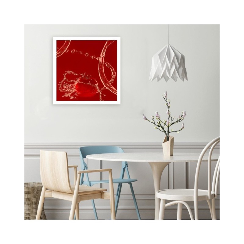 Leinwandbild - Tomate im Wasser | Feeby