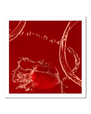 Leinwandbild - Tomate im Wasser | Feeby