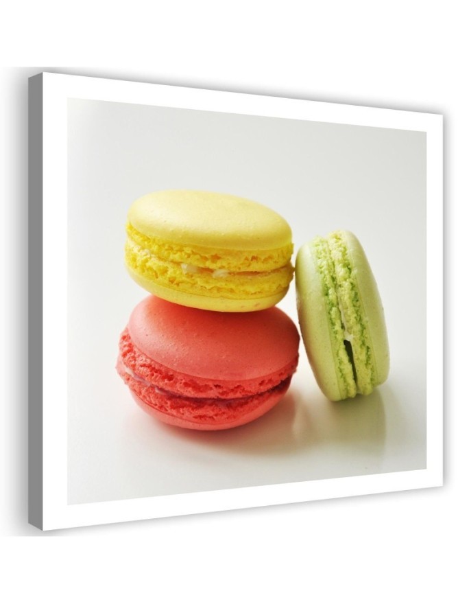 Wandbild für Wohnzimmer - Gourmet-Macarons | Feeby