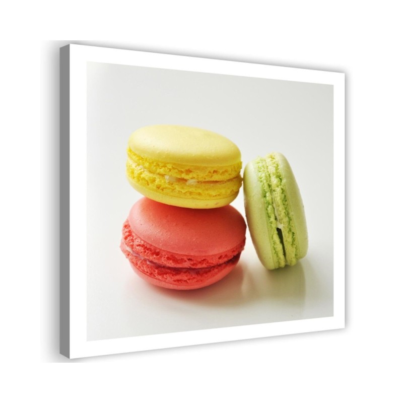 Wandbild für Wohnzimmer - Gourmet-Macarons | Feeby