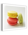 Wall art painting for the kitchen - Tasty macarons | FEEBY