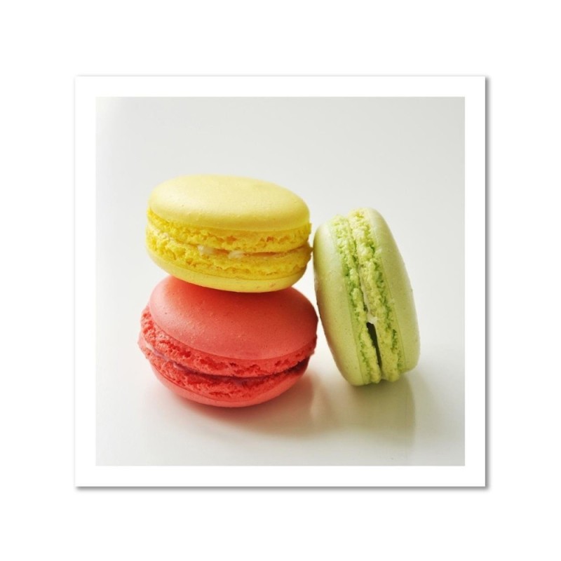 Wandbild für Wohnzimmer - Gourmet-Macarons | Feeby