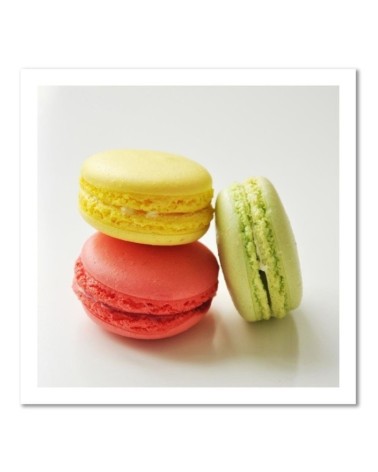 Wandbild für Wohnzimmer - Gourmet-Macarons | Feeby