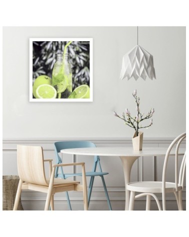 Leinwanddruck - Getränk und Kalk | Feeby