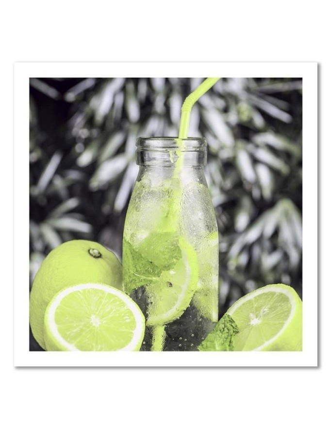 Obraz na ścianę do kuchni - Napój i limonki | FEEBY