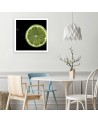 Obraz ścienny do kuchni - Plaster limonki | FEEBY
