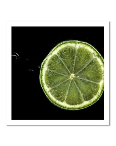 Leinwandbild - Limettenscheibe | Feeby