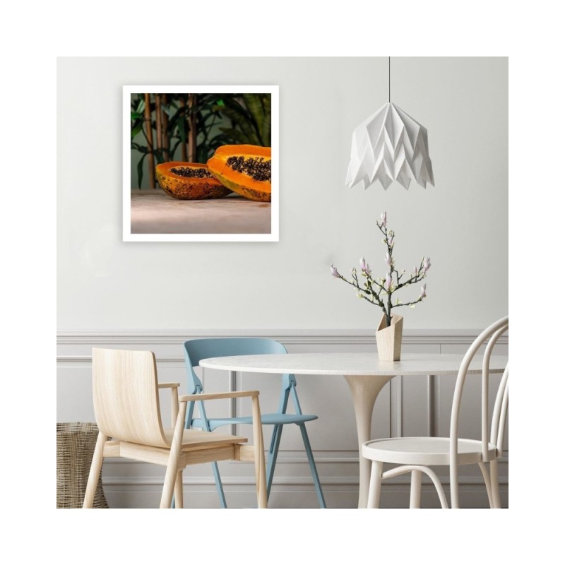 Obraz na ścianę do kuchni - Dwie połówki papai | FEEBY