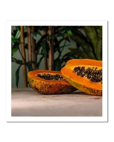 Obraz na ścianę do kuchni - Dwie połówki papai | FEEBY
