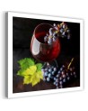 Obrazy do kuchni - Czerwone wino i winogrona | FEEBY
