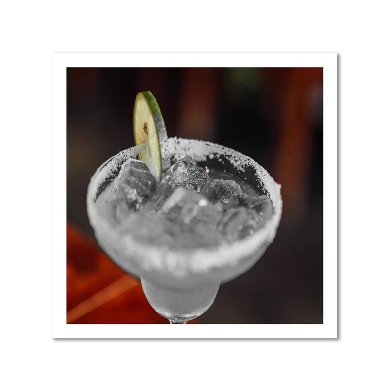 Leinwandbild - Getränk mit Limette | Feeby