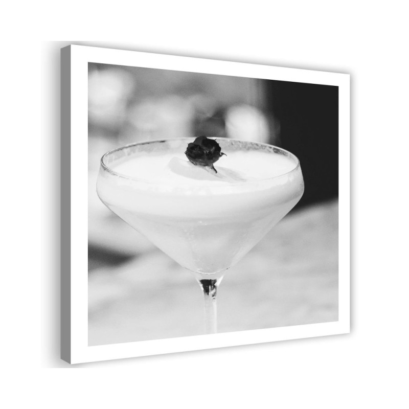 Modern Canvas paintings for the kitchen - Glass with a drink | FEEBY