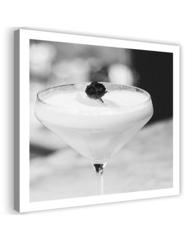 Modern Canvas paintings for the kitchen - Glass with a drink | FEEBY