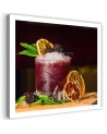 Obraz do kuchni - Czerwony drink i plastry cytryny | FEEBY