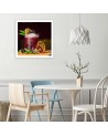 Obraz do kuchni - Czerwony drink i plastry cytryny | FEEBY