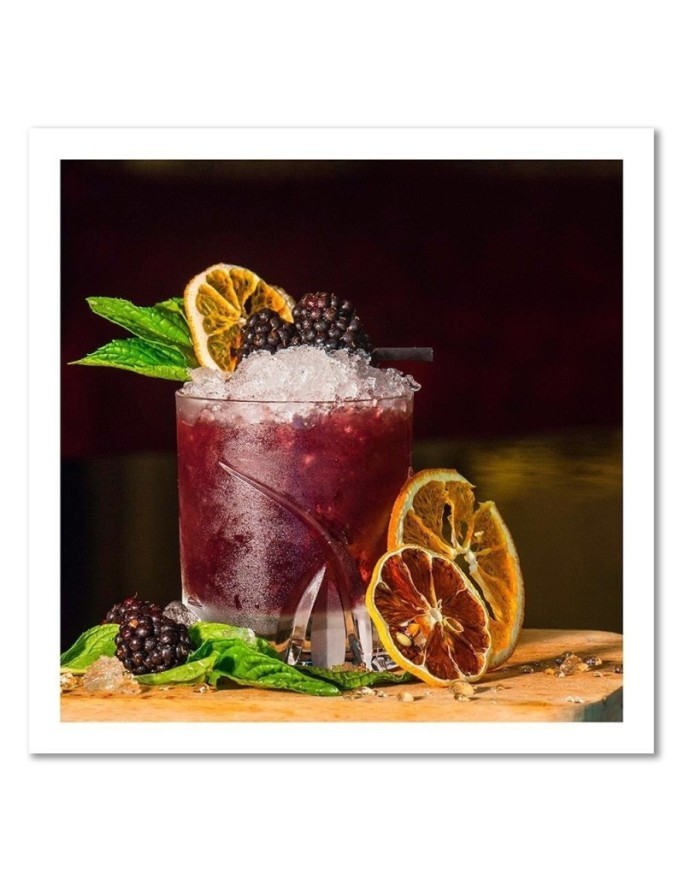 Obraz do kuchni - Czerwony drink i plastry cytryny | FEEBY