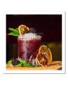 Obraz do kuchni - Czerwony drink i plastry cytryny | FEEBY