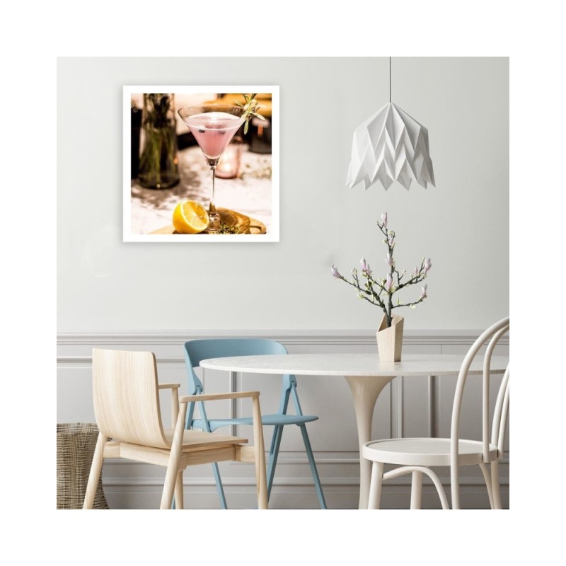 Leinwanddruck - Rosa Trinkglas | Feeby