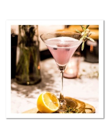Leinwanddruck - Rosa Trinkglas | Feeby