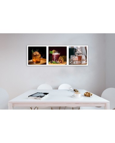 Leinwanddruck - Getränke und Whisky - Set | Feeby