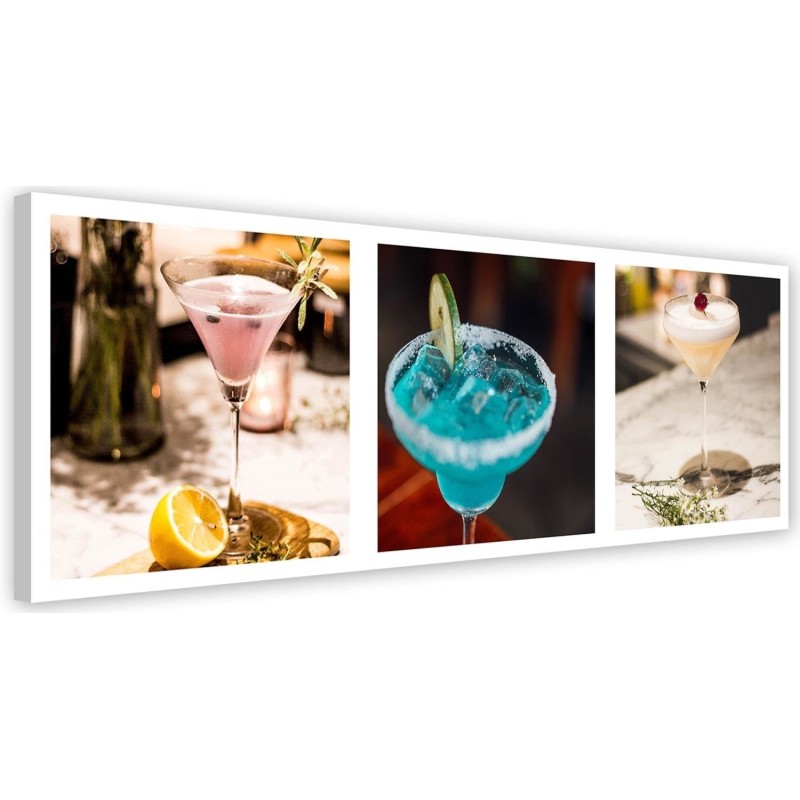 Leinwandbild - Drei Getränke - Set | Feeby