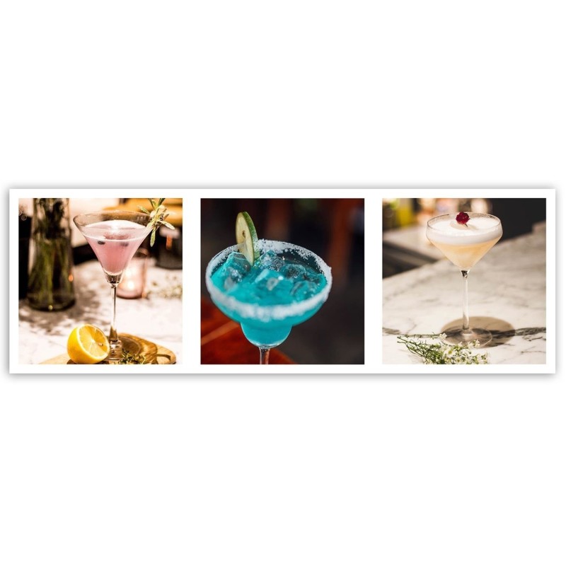 Leinwandbild - Drei Getränke - Set | Feeby