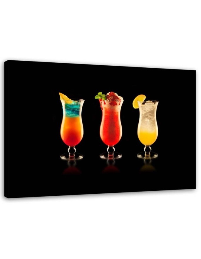 Wandbild für Wohnzimmer - Barkeeper-Cocktails | Feeby