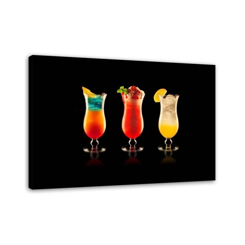 Wandbild für Wohnzimmer - Barkeeper-Cocktails | Feeby