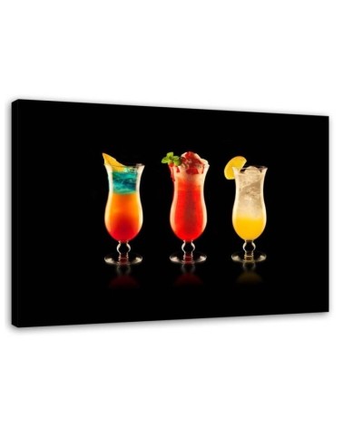 Wall Canvas painting for bar or pub - Cocktails drinks | FEEBY