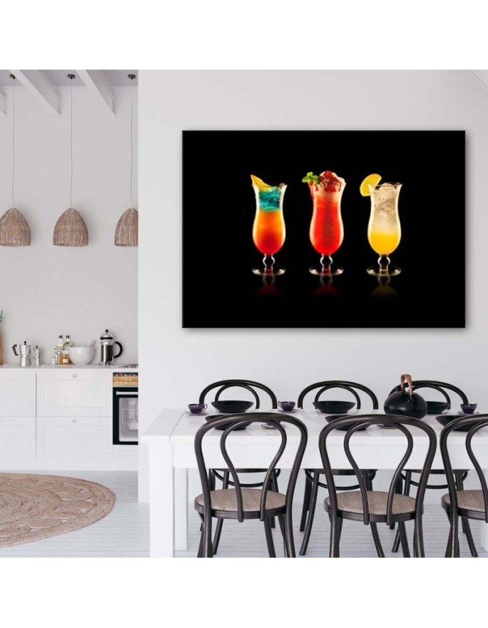 Obraz na ścianę do baru lub pubu - Koktajle drinki | FEEBY