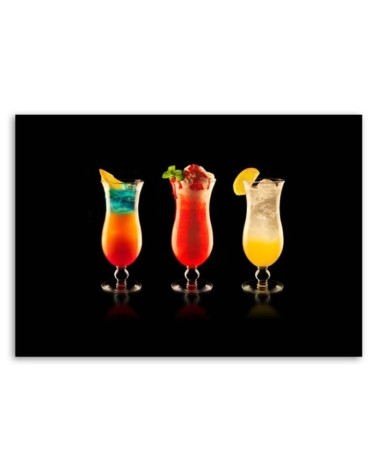 Wandbild für Wohnzimmer - Barkeeper-Cocktails | Feeby