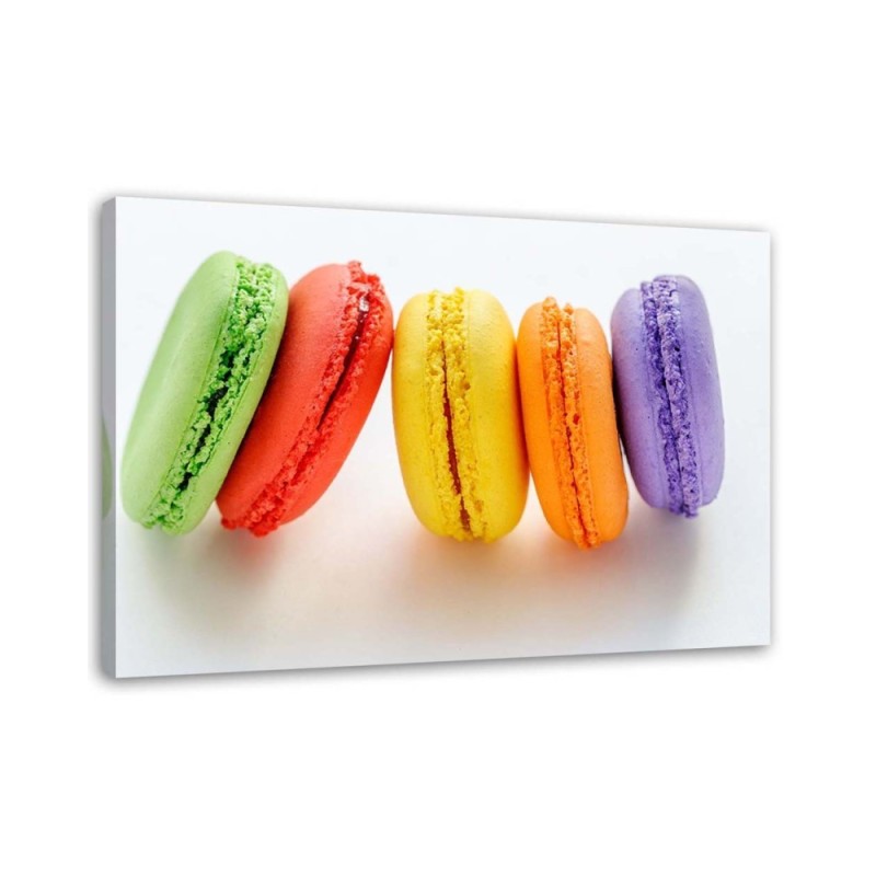 Bild auf Leinwand - Französische Macarons | Feeby