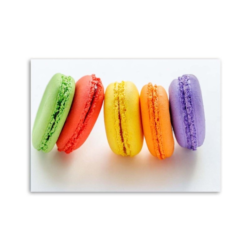 Bild auf Leinwand - Französische Macarons | Feeby
