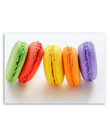 Bild auf Leinwand - Französische Macarons | Feeby
