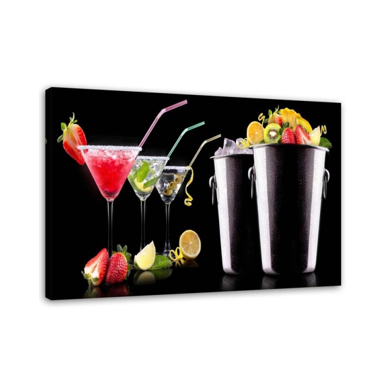 Bild auf Leinwand - Barkeeper für Getränke und Obst | Feeby