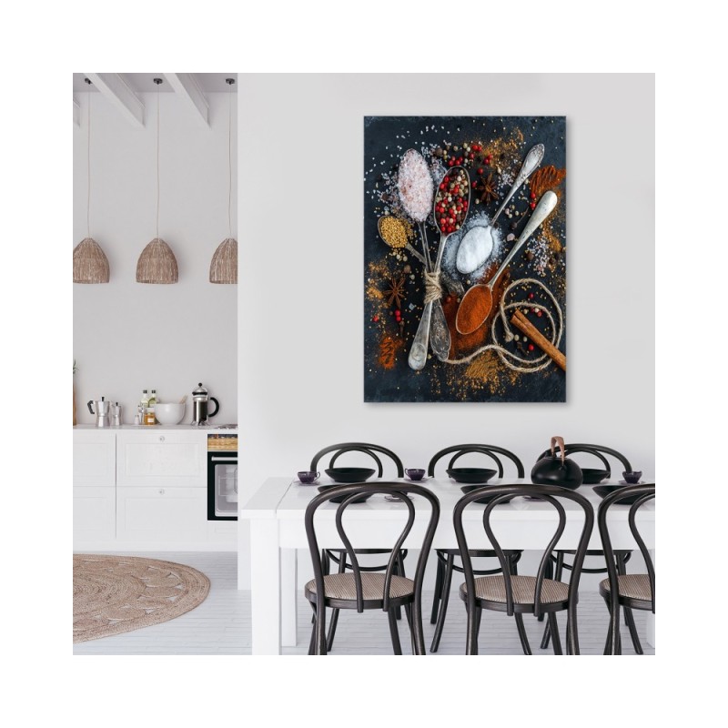 Leinwandbild - Aromatische Gewürze | Feeby