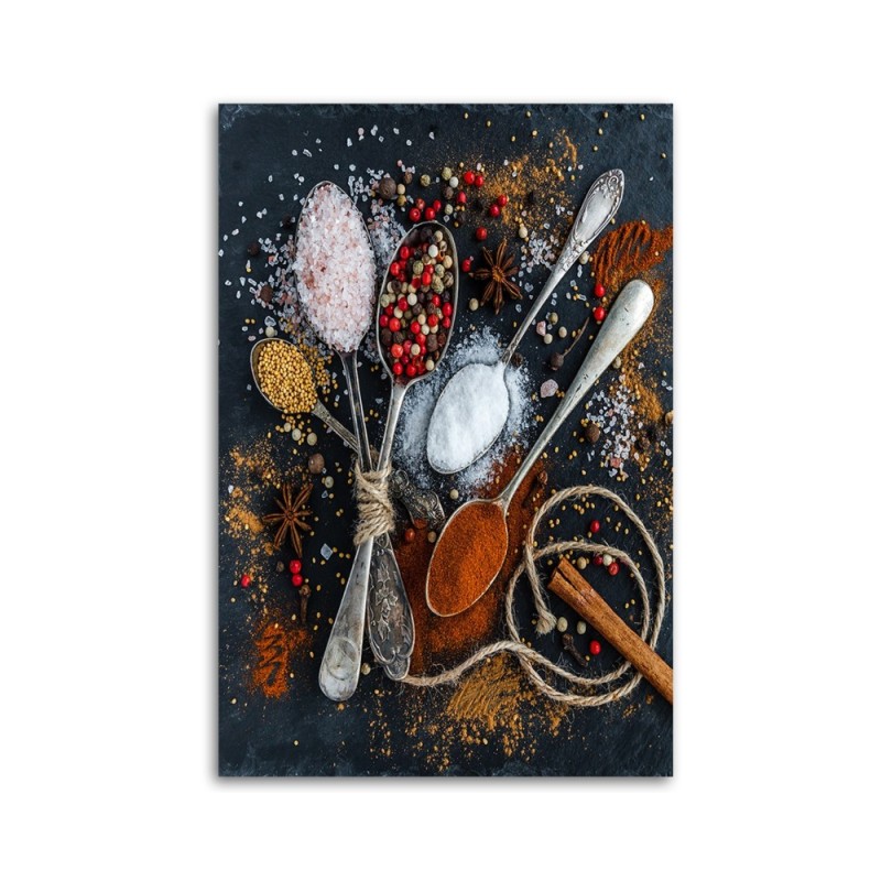 Leinwandbild - Aromatische Gewürze | Feeby