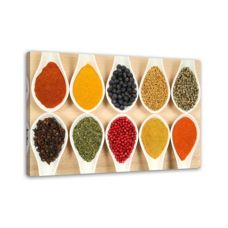 Modernes Wandbild - Gewürze der Welt | Feeby