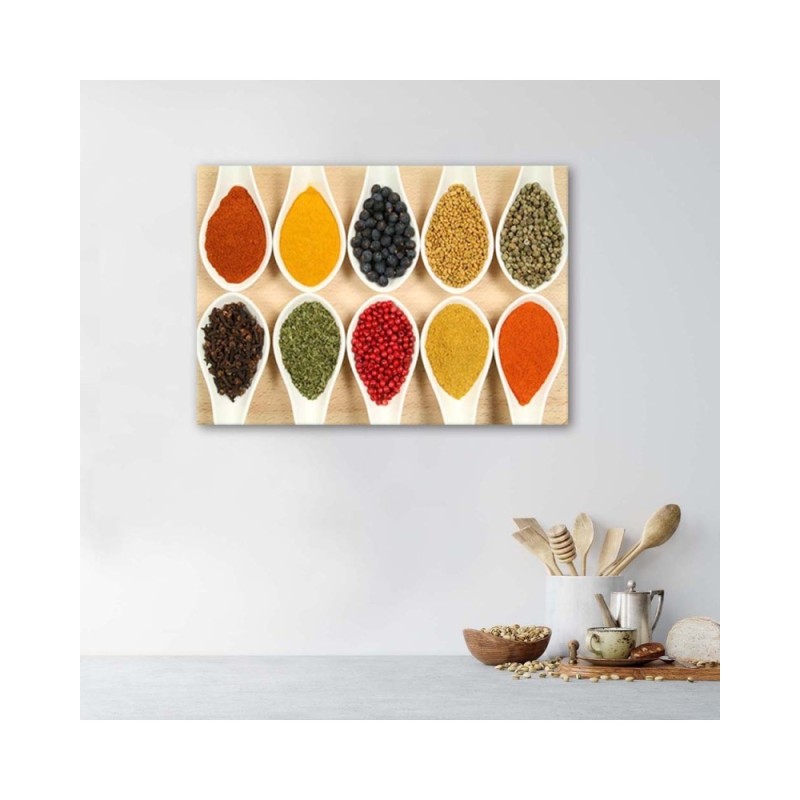 Modernes Wandbild - Gewürze der Welt | Feeby