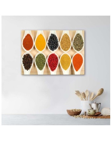 Modernes Wandbild - Gewürze der Welt | Feeby
