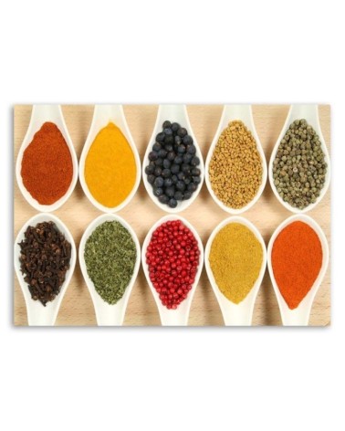 Modernes Wandbild - Gewürze der Welt | Feeby