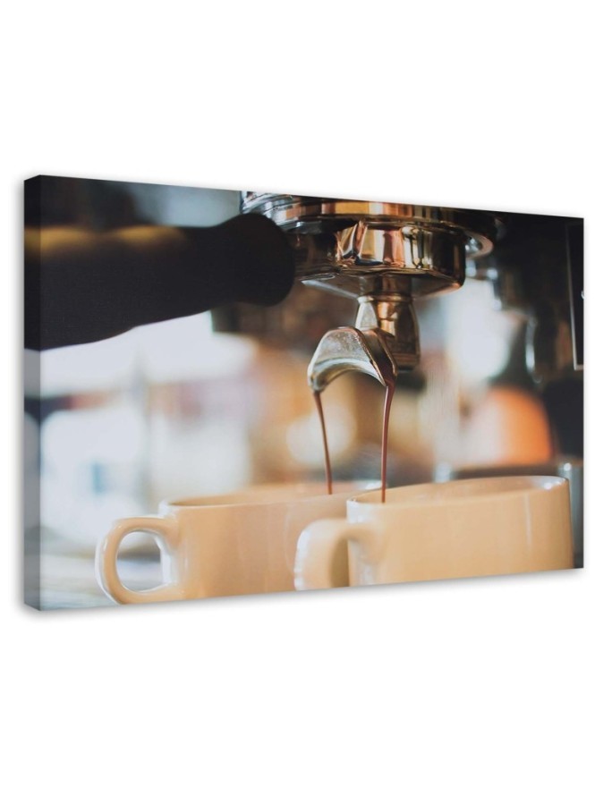 Modernes Wandbild - Frischer Kaffee in einem Café | Feeby