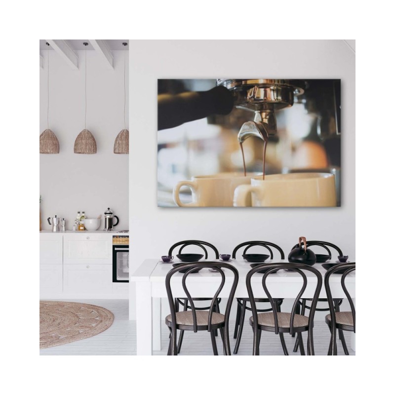 Modernes Wandbild - Frischer Kaffee in einem Café | Feeby