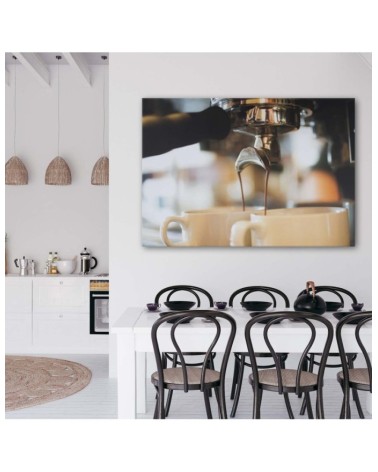 Modernes Wandbild - Frischer Kaffee in einem Café | Feeby