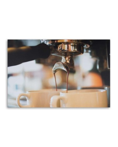 Modernes Wandbild - Frischer Kaffee in einem Café | Feeby