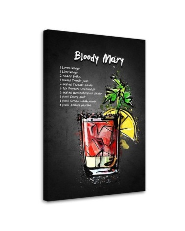 Canvas prints for bar or pub - Bloody mary Gab Fernando cocktail | FEEBY