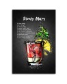 Obraz do baru lub pubu - Koktajl bloody mary Gab Fernando | FEEBY