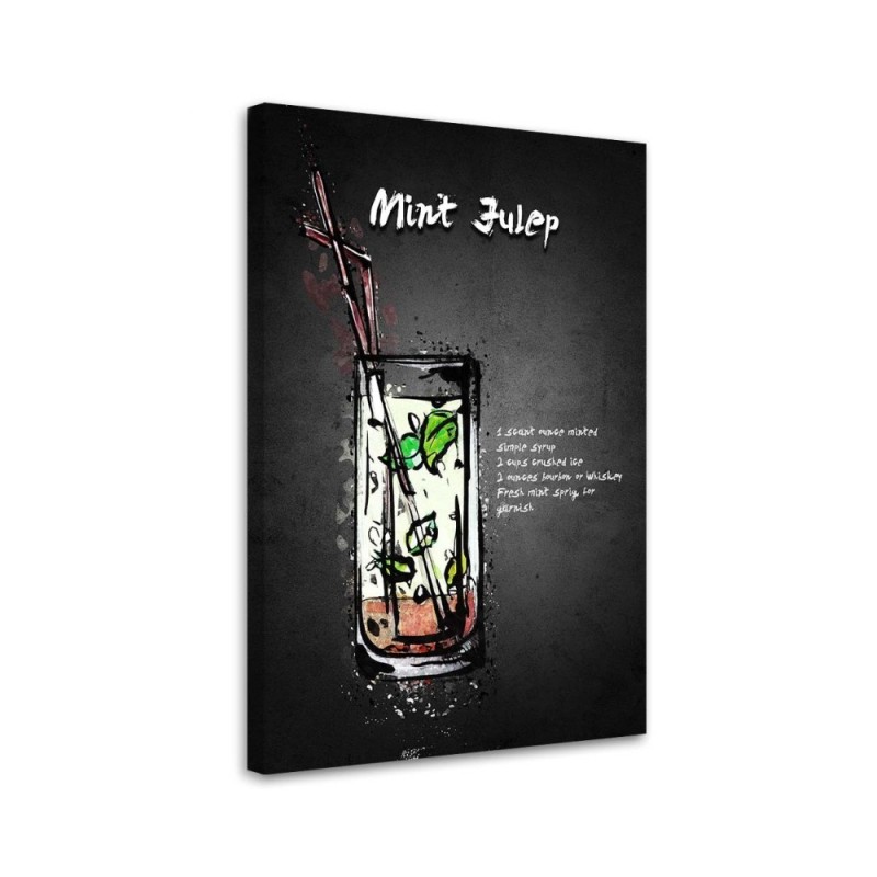 Obraz do baru lub pubu - Koktajl mint julep Gab Fernando | FEEBY